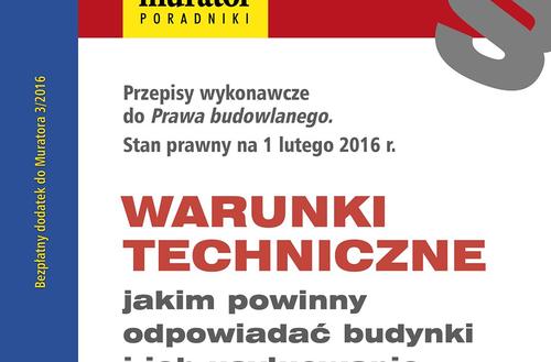 Warunki techniczne: AKTUALNY TEKST ROZPORZĄDZENIA w PDF